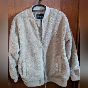 Fabletics Cream Sherpa Jacket